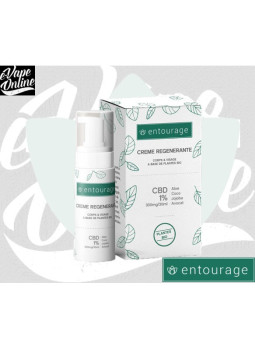 Crème CBD - REGENERENTE VISAGE - 1% - Entourage - e-vapeonline.com