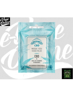 CBD - MASQUE TISSU VISAGE RELAX - Greeneo