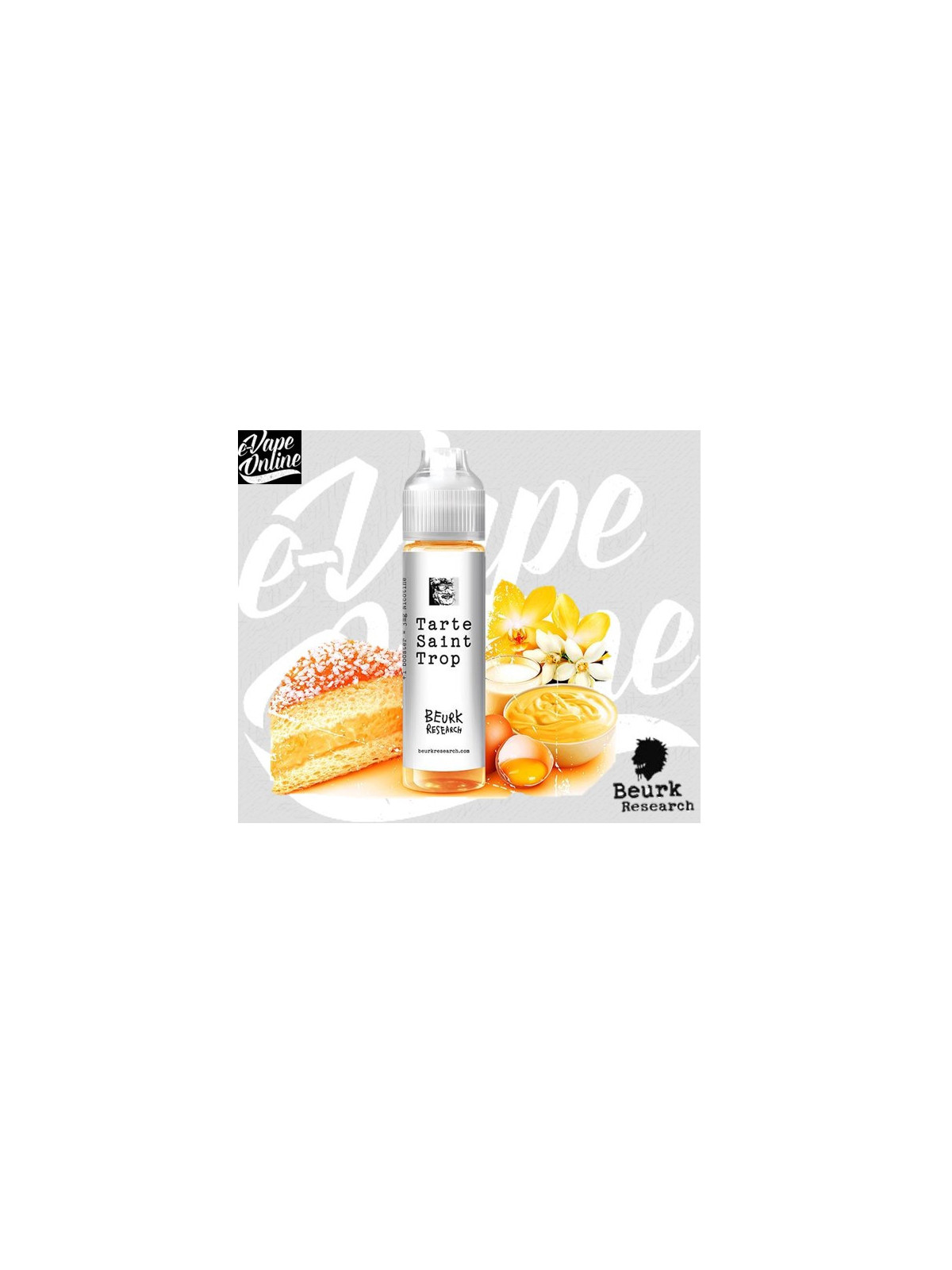 E-Liquide - TARTE SAINT TROP 40ml - Beurk Research - e-vapeonline.com