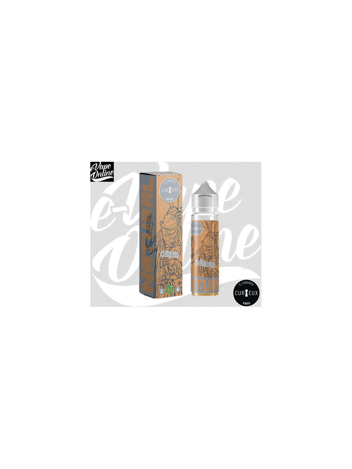E-Liquide - Le GRAND ELIXIR Végétol 50ml - Curieux - e-vapeonline.com