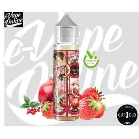 E-Liquide - FRAISE/GRENADE 50ml - Curieux