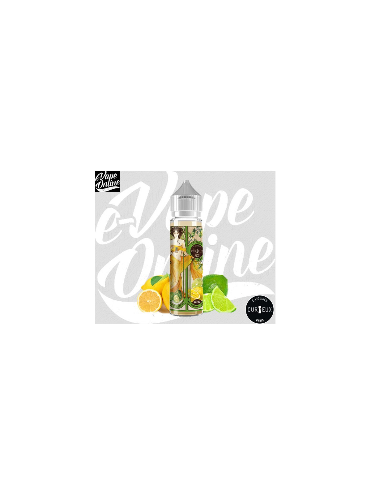 E-Liquide - CITRON LIMETTE 50ml - Curieux