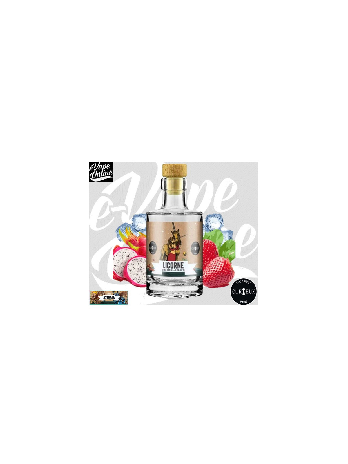 E-Liquide - LA LICORNE 200ml - ASTRALE - Curieux - e-vapeonline.com