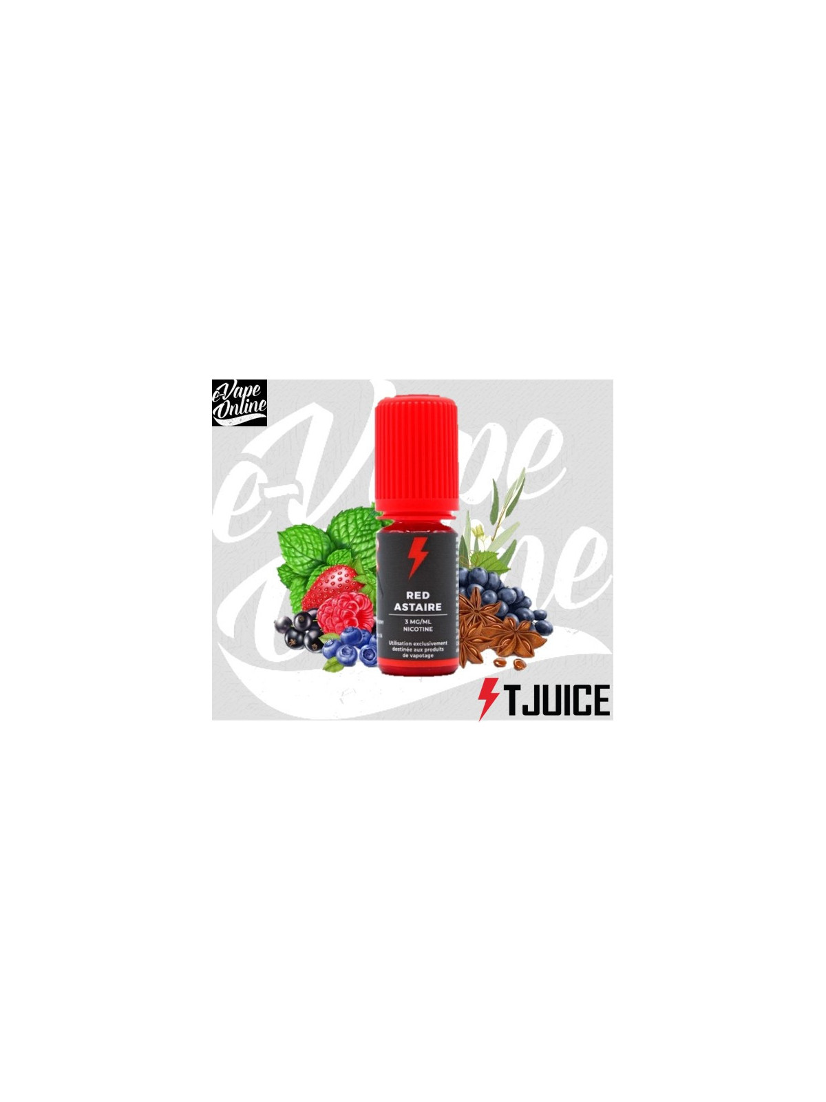 E-Liquide - RED ASTAIRE 10ml - TJuice - e-vapeonline.com
