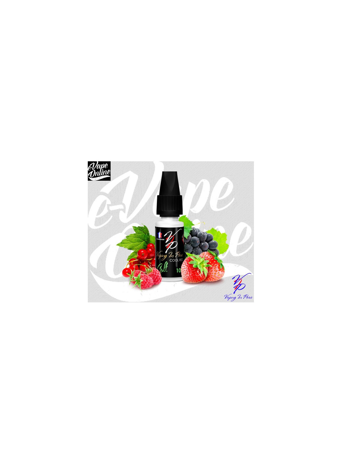Sels de nicotine - COOL RED 10ml - Vaping in Paris