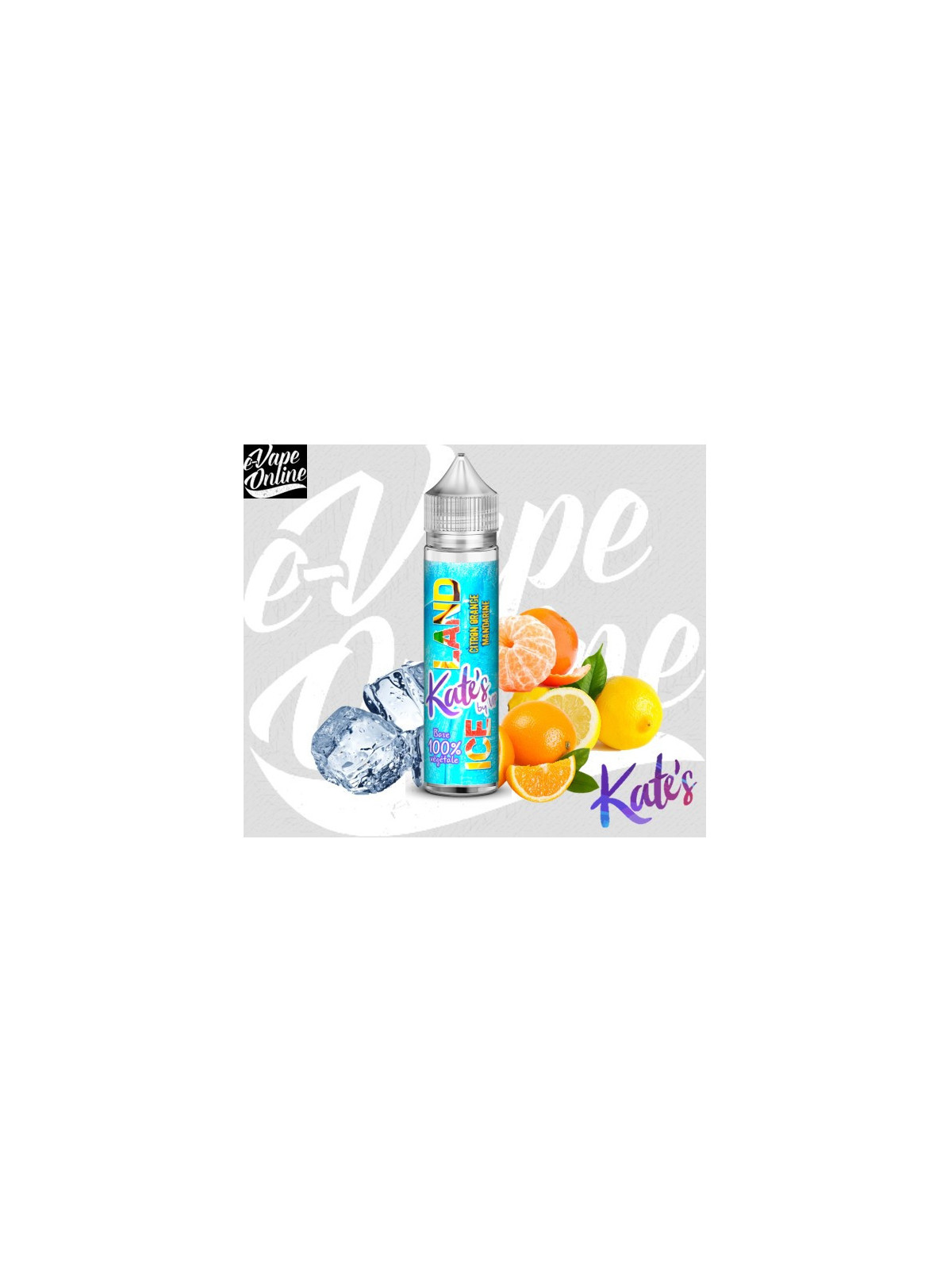 E-Liquide - ICE LAND Citron Orange Mandarine 40ml - Kate's