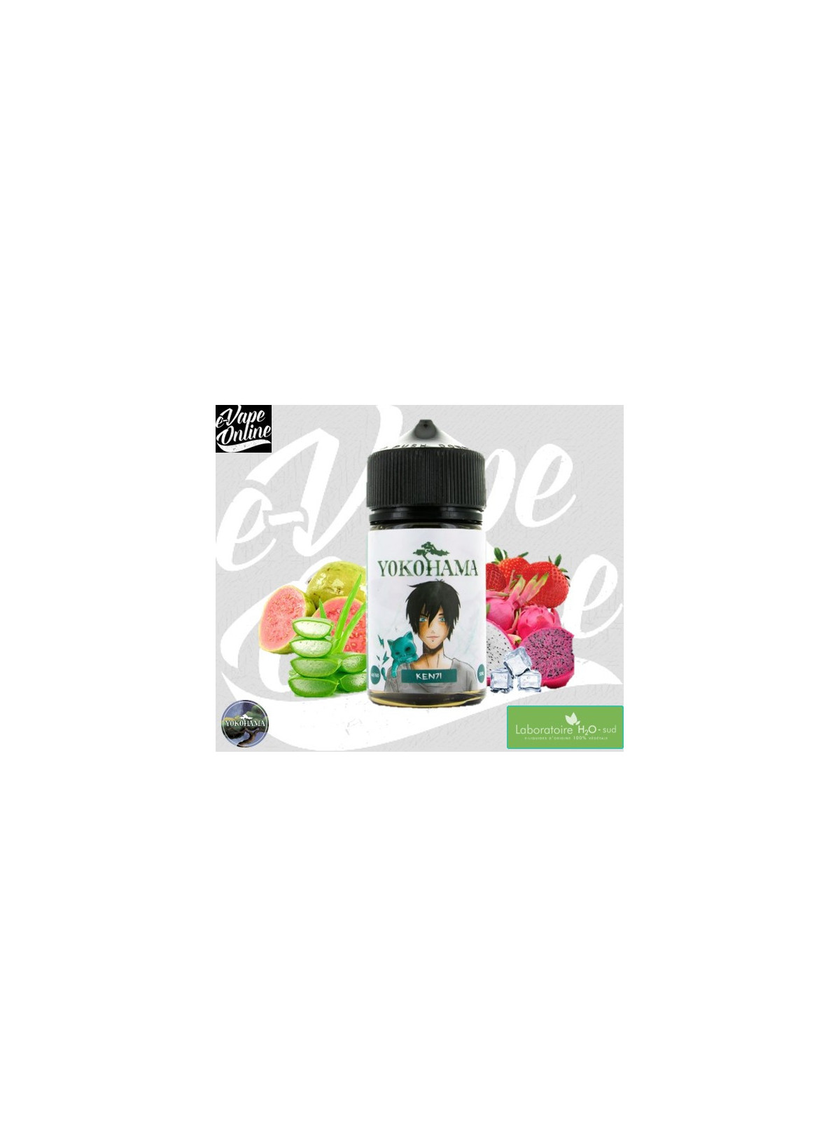 E-Liquide - KENJI 50ml - Yokohama - Laboratoire H2O - e-vapeonline.com