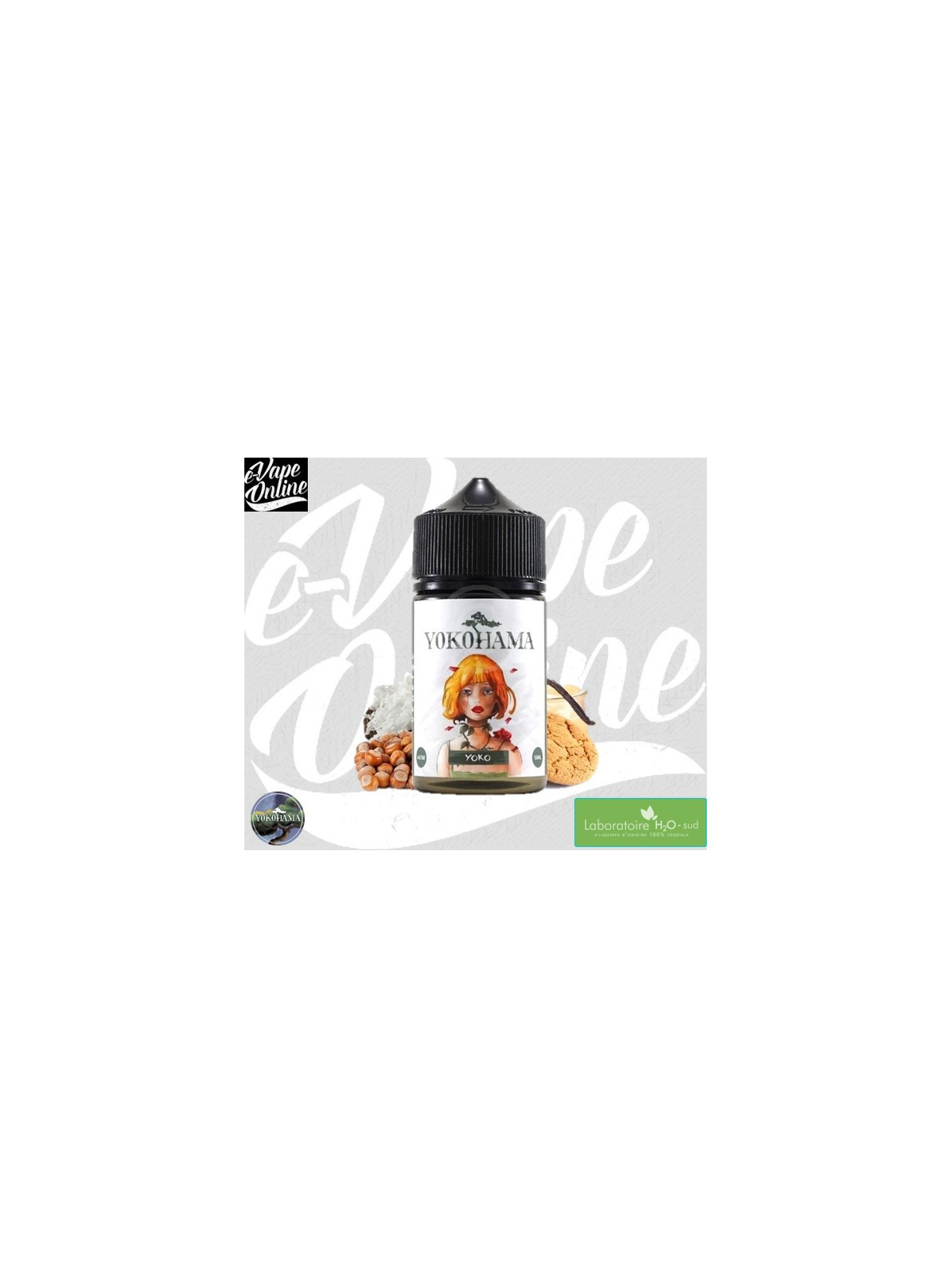 E-Liquide - YOKO 50ml - Yokohama - Laboratoire H2O - e-vapeonline.com