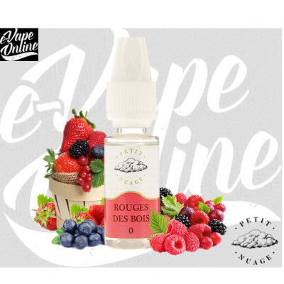 E-Liquide - ROUGE DES BOIS 10ml - Petit Nuage