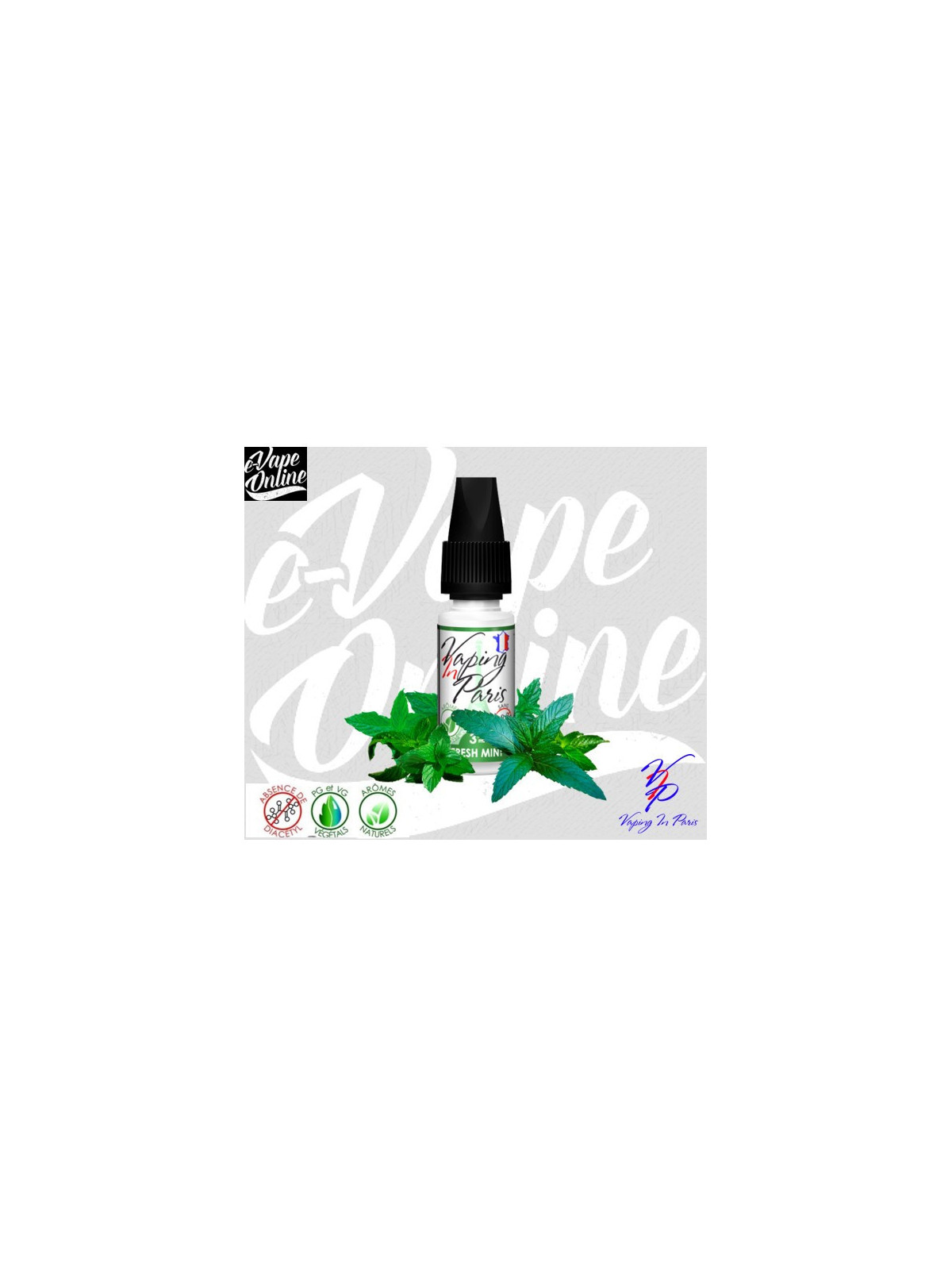 E-Liquide - FRESH MINT 10ml - Vaping in Paris - e-vapeonline.com