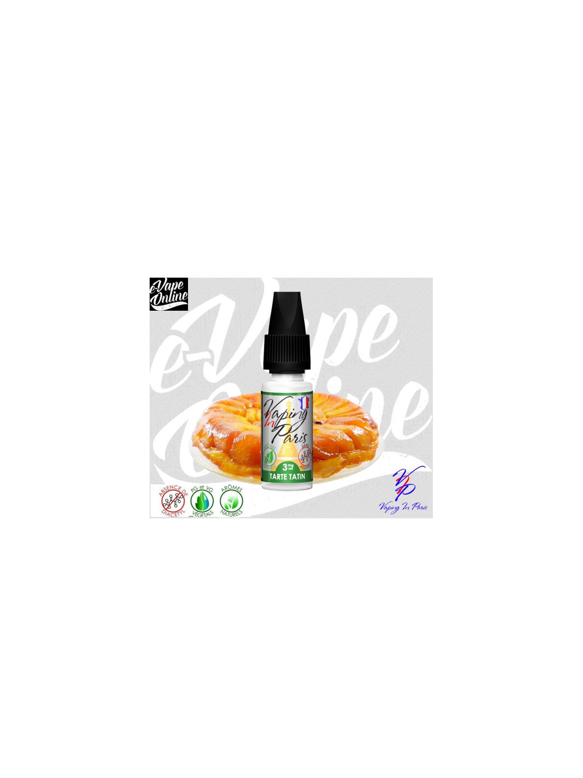 E-Liquide - TARTE TATIN 10ml - Vaping in Paris - e-vapeonline.com