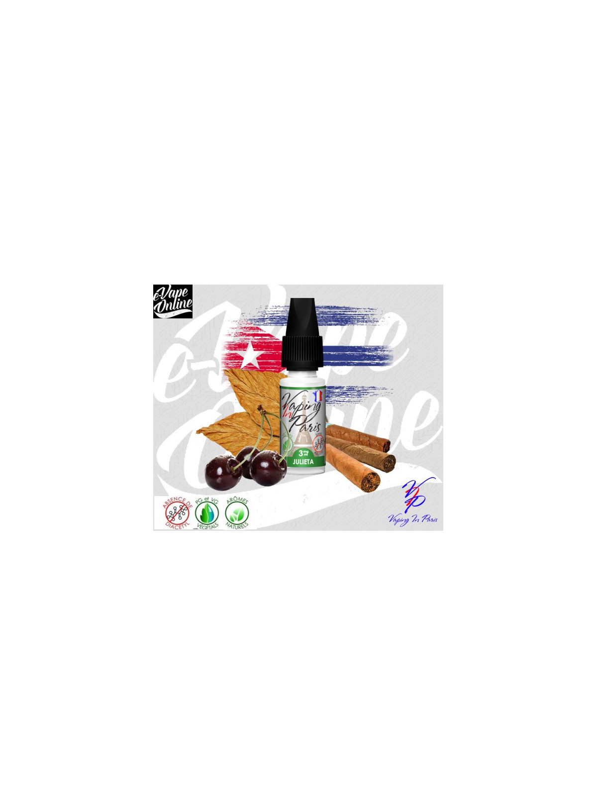 E-Liquide - JULIETA 10ml - Vaping in Paris - e-vapeonline.com