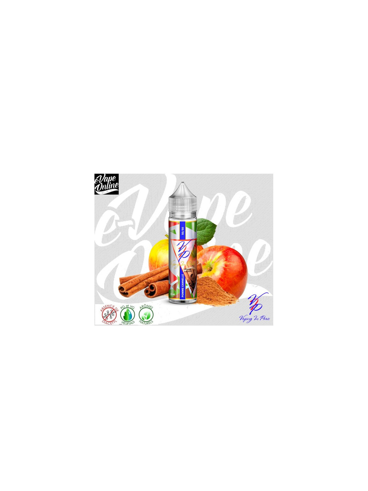 E-Liquide - POMME CANNELLE 40 ml - Vaping in Paris - e-vapeonline.com