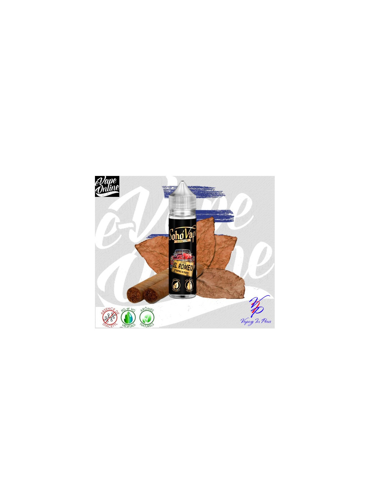 E-Liquide - EL ROMEO 50 ml - Vaping in Paris - e-vapeonline.com