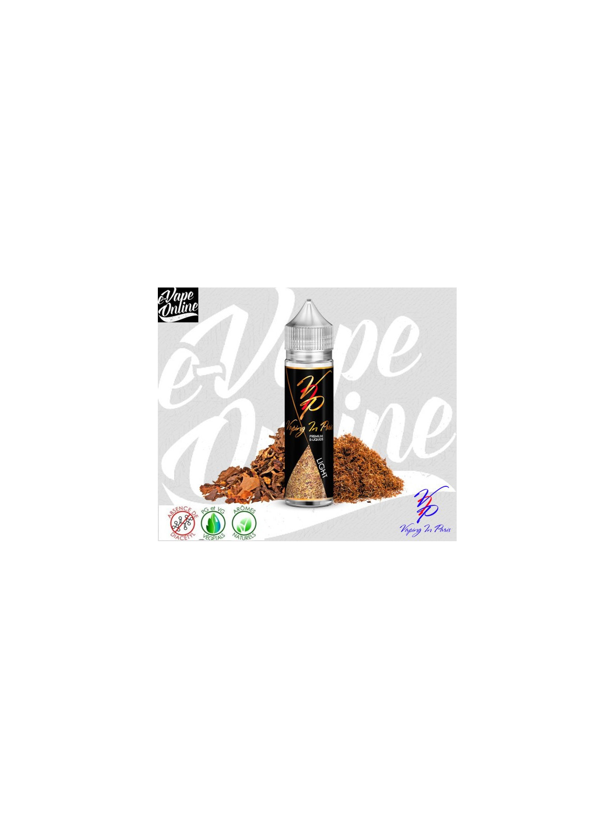 E-Liquide - LIGHT 50 ml - Vaping in Paris - e-vapeonline.com