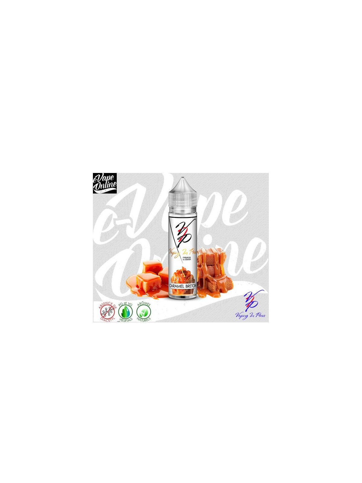 E-Liquide - CARAMEL BRETON 40 ml - Vaping in Paris