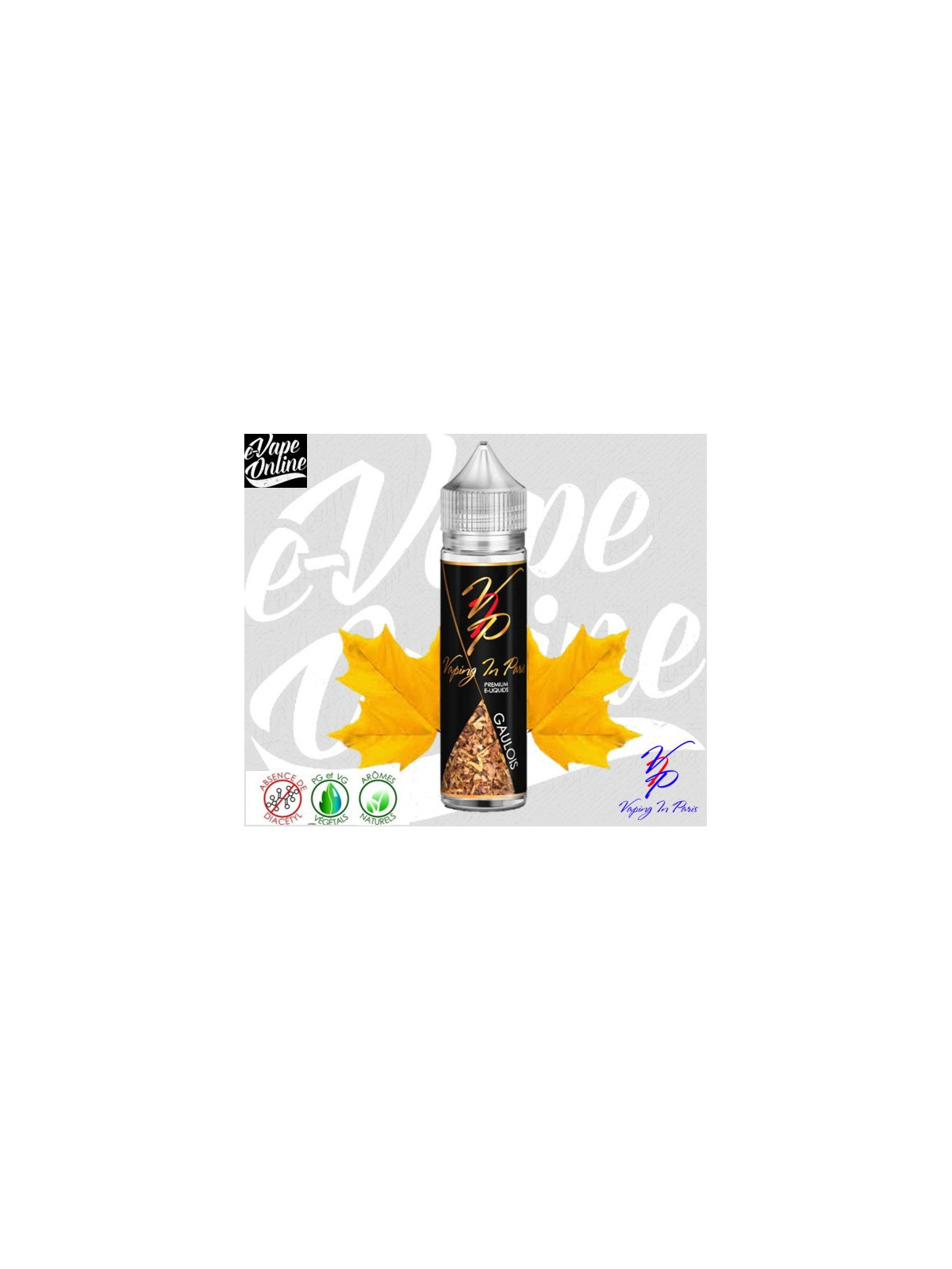 E-Liquide - GAULOIS 50 ml - Vaping in Paris - e-vapeonline.com