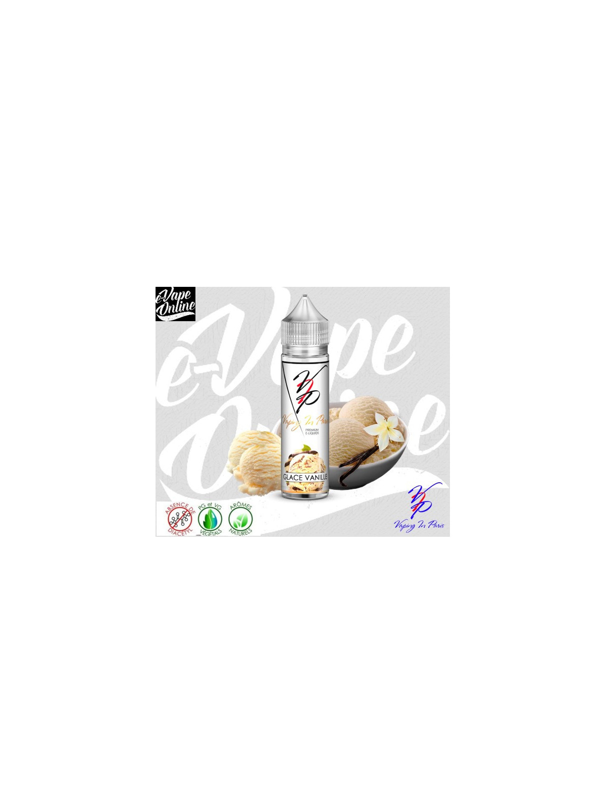 E-Liquide - GLACE VANILLE 40 ml - Vaping in Paris