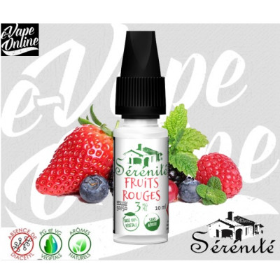 E-Liquide - FRUITS ROUGES 10ml - SERENITE