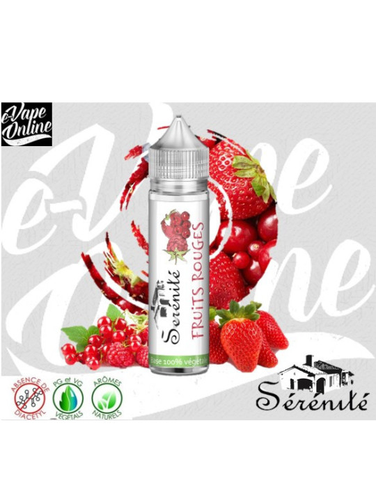 E-Liquide - FRUITS ROUGES 40ml - SERENITE