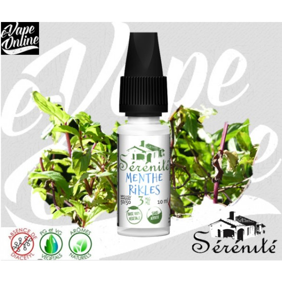 E-Liquide - MENTHE RIKLES...