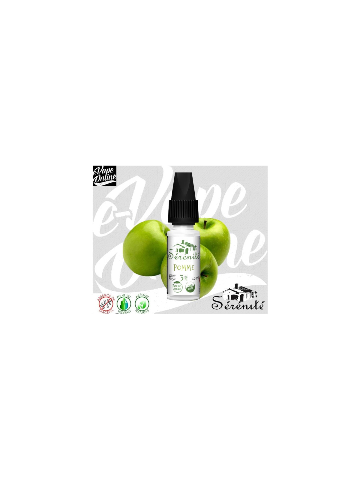 E-Liquide - POMME 10ml - SERENITE