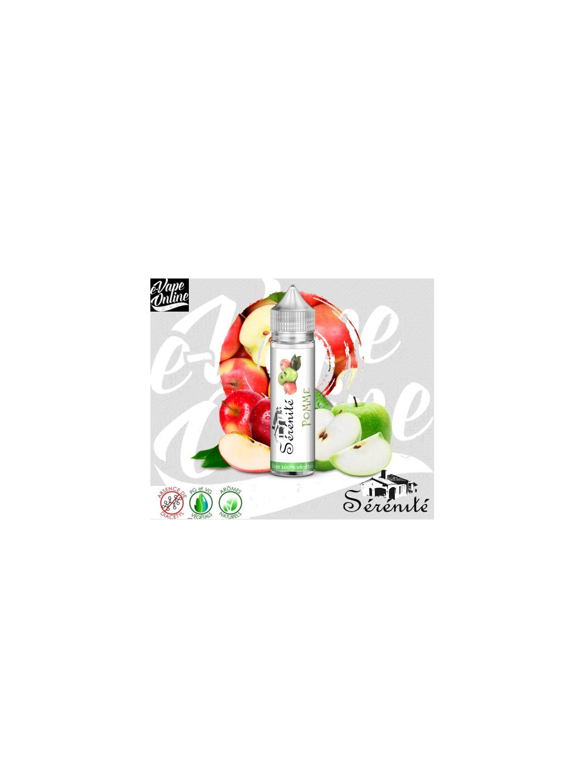 E-Liquide - POMME 40ml - SERENITE