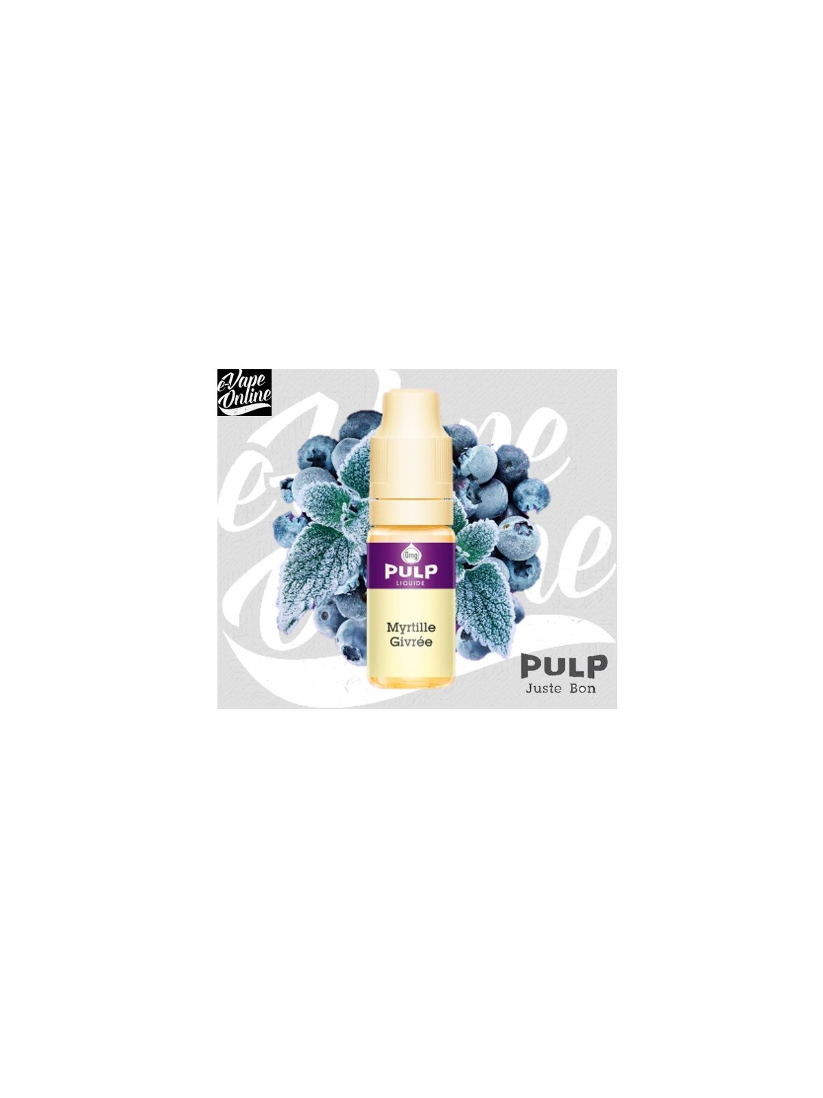 E-Liquide - MYRTILLE GIVREE 10ml - Pulp - e-vapeonline.com