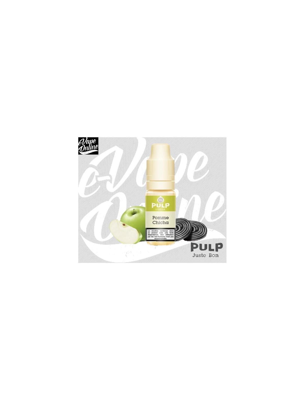 E-Liquide - POMME CHICHA 10ml - Pulp - e-vapeonline.com