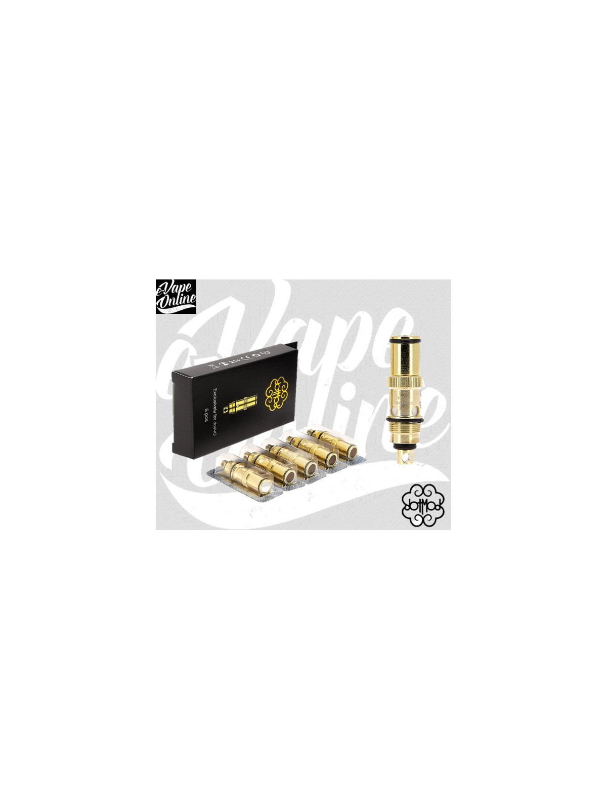 Pack de 5 Résistances DOTAIO Mesh - Dotmod - e-vapeonline.com