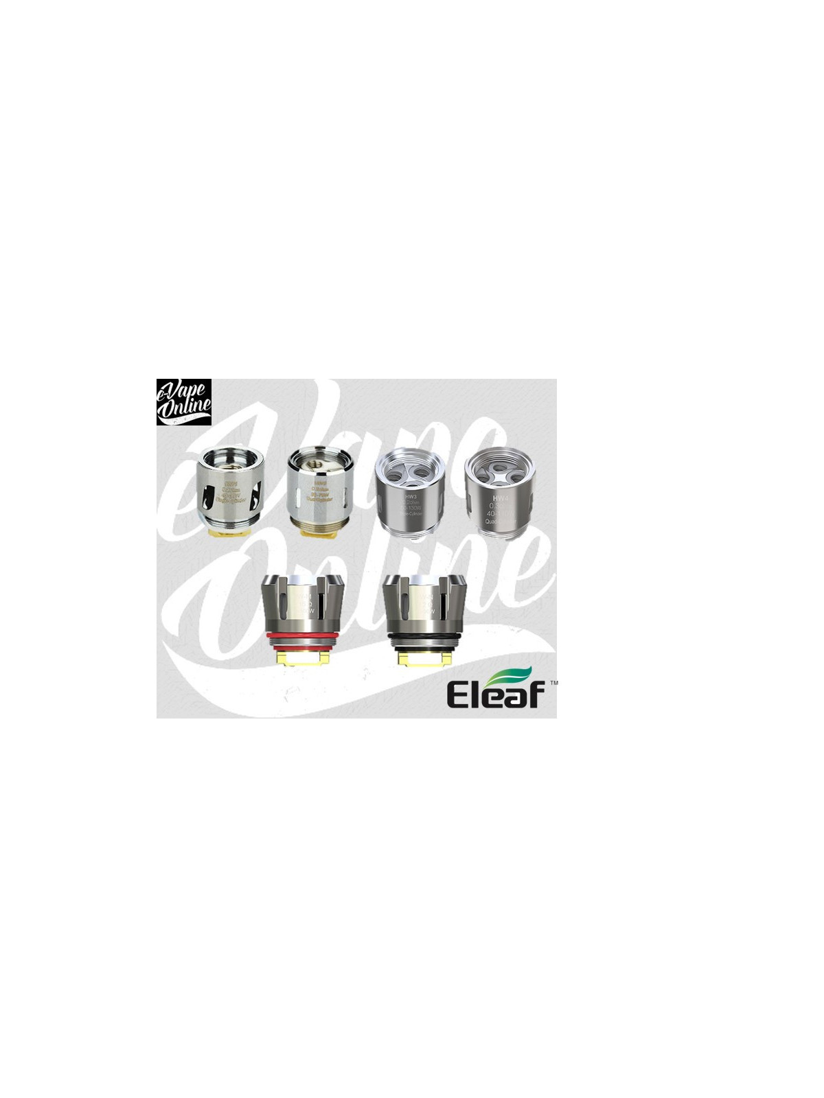 Lot de 10 résistances ELLO HW - Eleaf - e-vapeonline.com