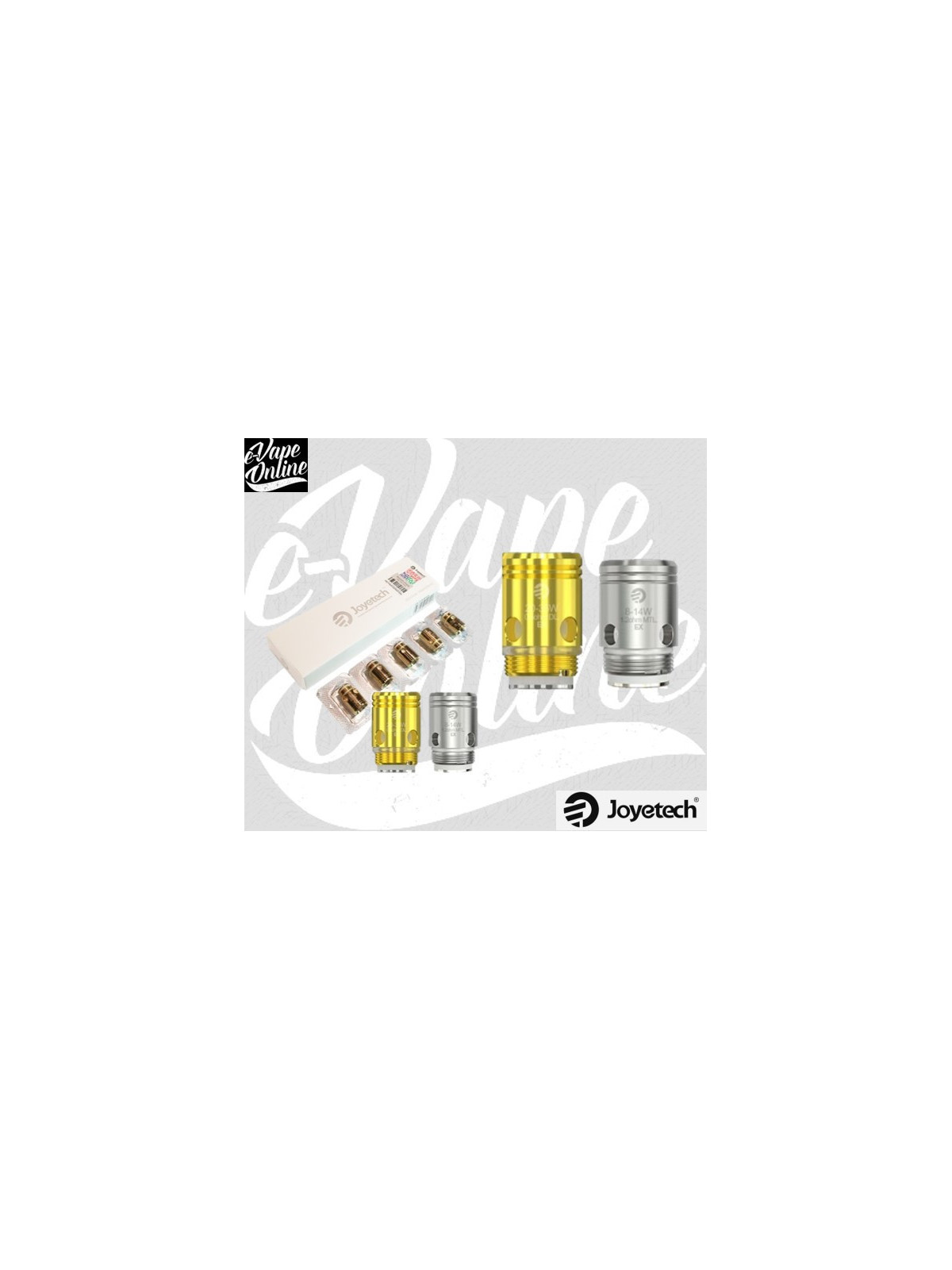 Pack de 5 Résistances EX EXCEED - Joyetech - e-vapeonline.com
