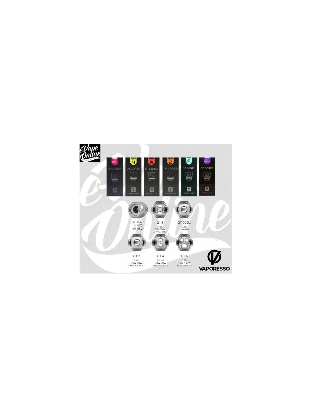 Résistances GT NRG - Vaporesso