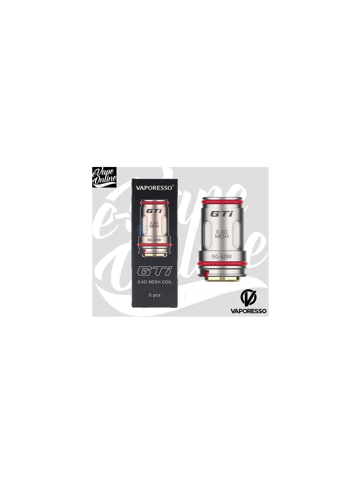 Pack de 5 Résistances GTI - Vaporesso - e-vapeonline.com