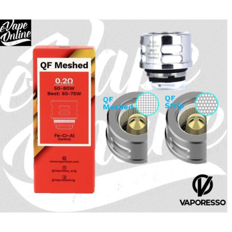 Résistances SKRR  QF MESHED - Vaporesso