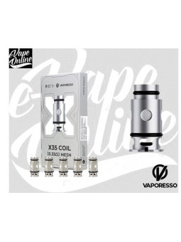 Pack de 5 Résistances X35 X Mini - VAPORESSO - e-vapeonline.com