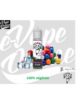 E-Liquide - BUBBLE GUM Glacé 50ml - Silver Fox - e-vapeonline.com