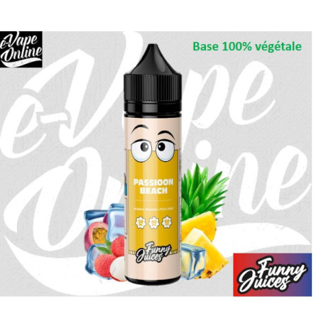 E-Liquide - PASSIOON BEACH 50 ml - Funny Juices - e-vapeonline.com