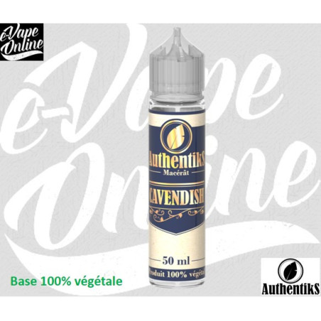 E-Liquide - CAVENDISH 50ml - Authentiks - e-vapeonline.com