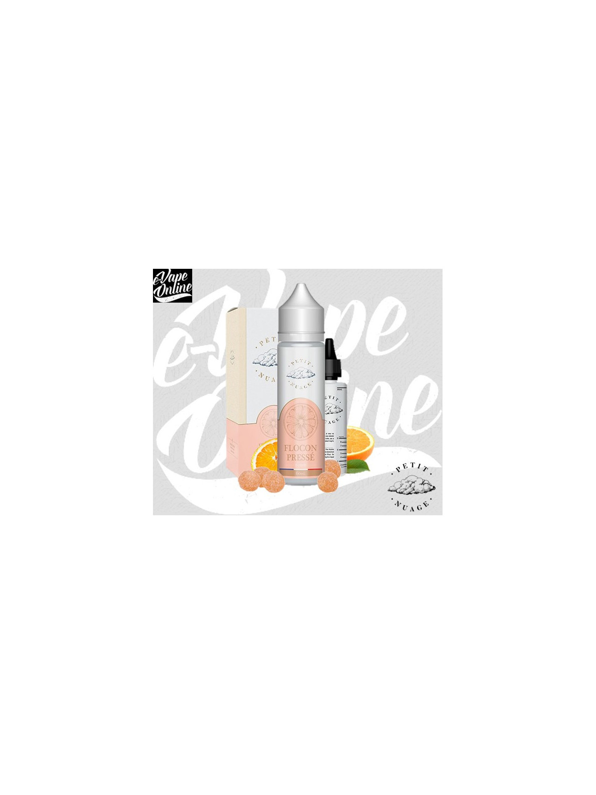 E-Liquide - FLOCON PRESSE 60ml - Petit Nuage - e-vapeonline.com