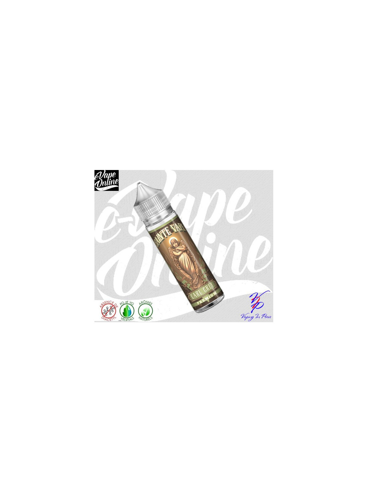 L'e-liquide THE EARL GREY 50ml Vaping In Paris est un e-liquide aux véritables saveurs d'un thé plein d'arômes, relevé par des n