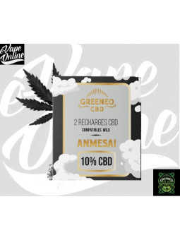 E-Liquide -CARTOUCHE CBD AMNESAI - Greeneo - e-vapeonline.com
