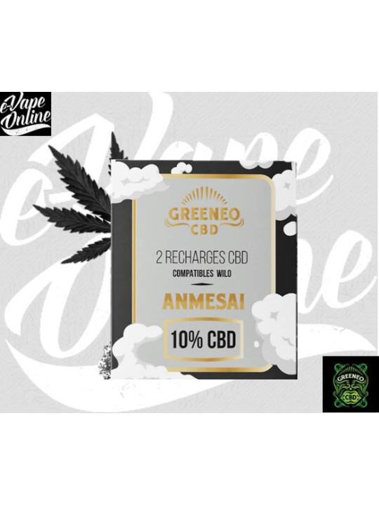 E-Liquide -CARTOUCHE CBD AMNESIA - Greeneo
