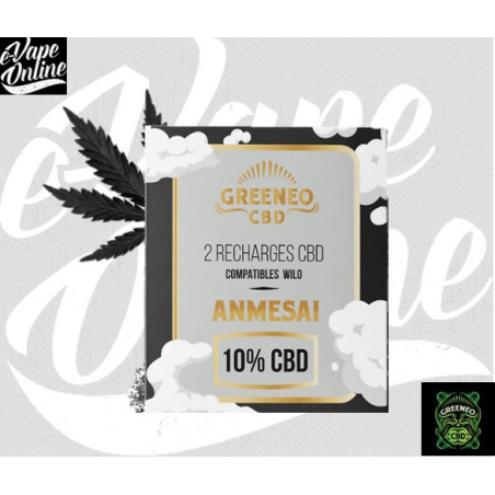 E-Liquide -CARTOUCHE CBD AMNESIA - Greeneo