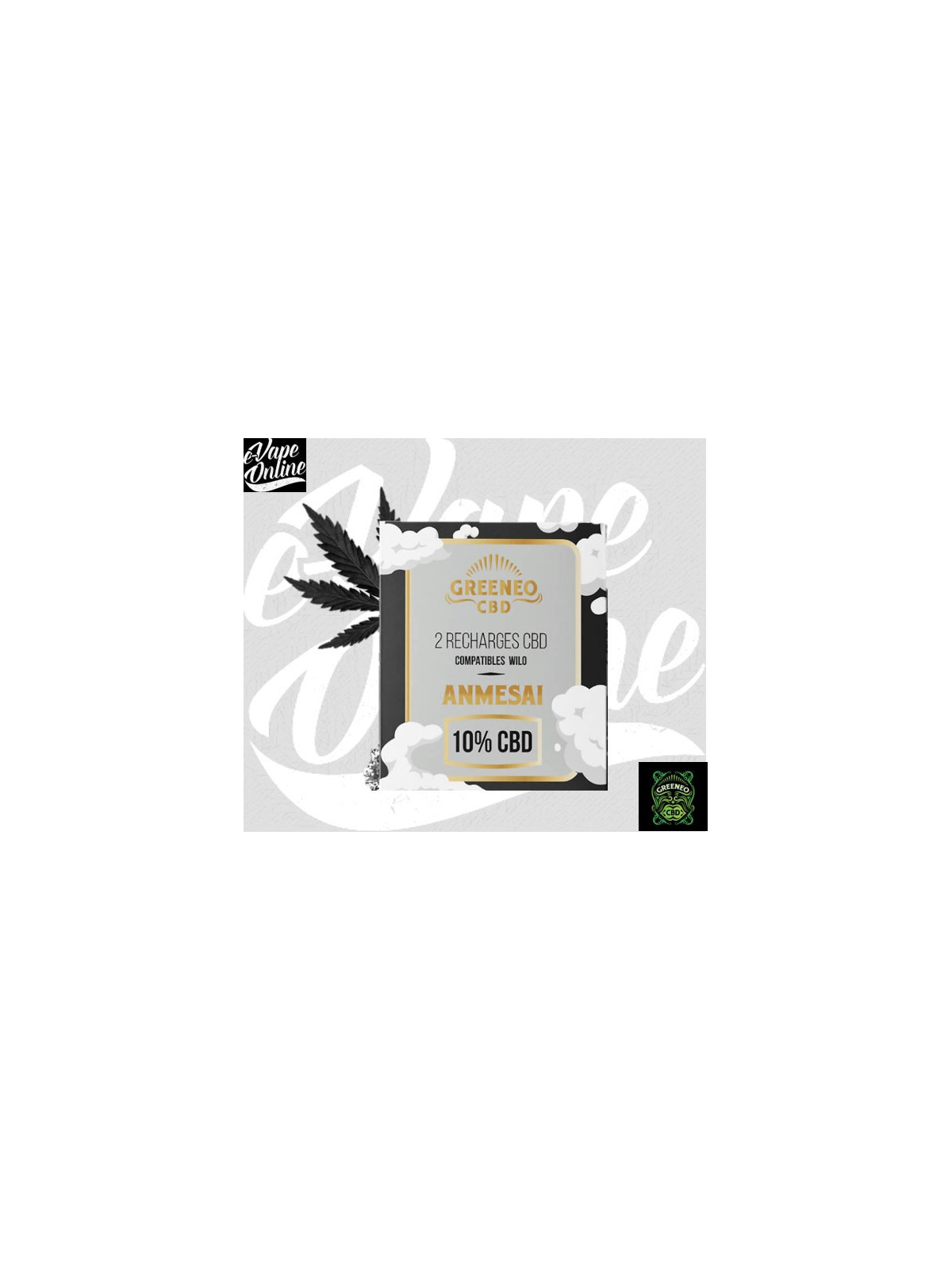 E-Liquide -CARTOUCHE CBD AMNESIA - Greeneo