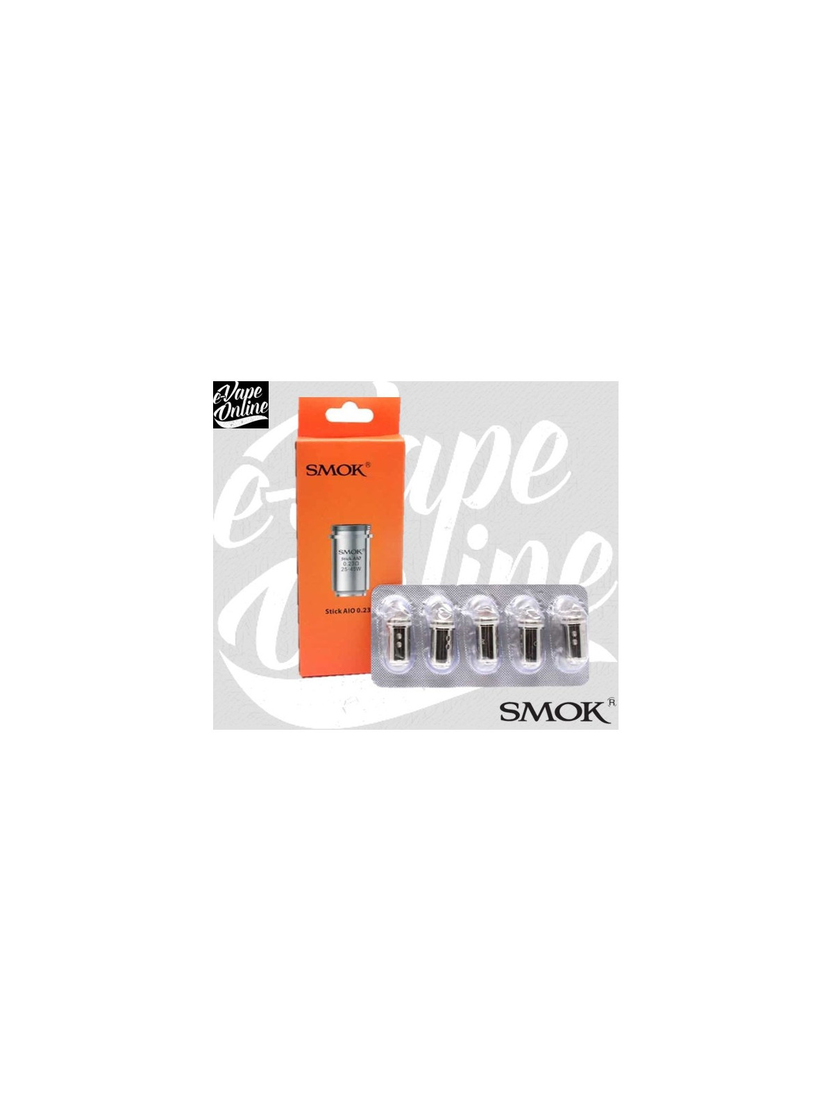 DESTOCKAGE LOT de 9 Résistances STICK AIO 0.6 ohm - Smok - e-vapeonline.com