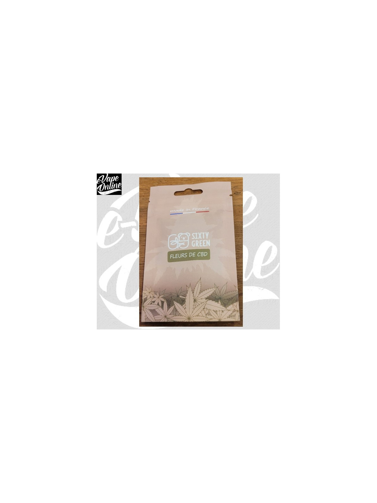 Fleurs CBD - TRIM 5g - Sixty Green - e-vapeonline.com