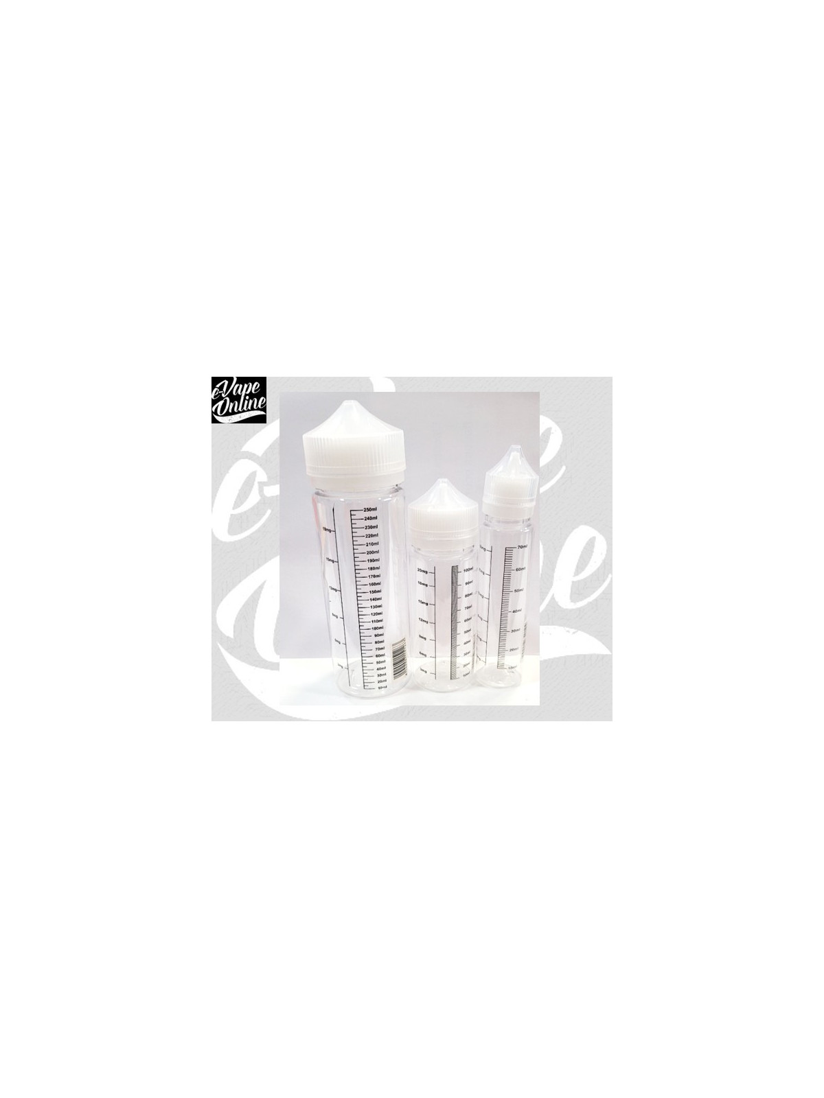 DIY - FLACONS GRADUES PET ML+ MG - e-vapeonline.com