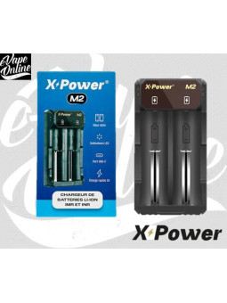 CHARGEUR 2 ACCU M2 - X POWER - e-vapeonline.com