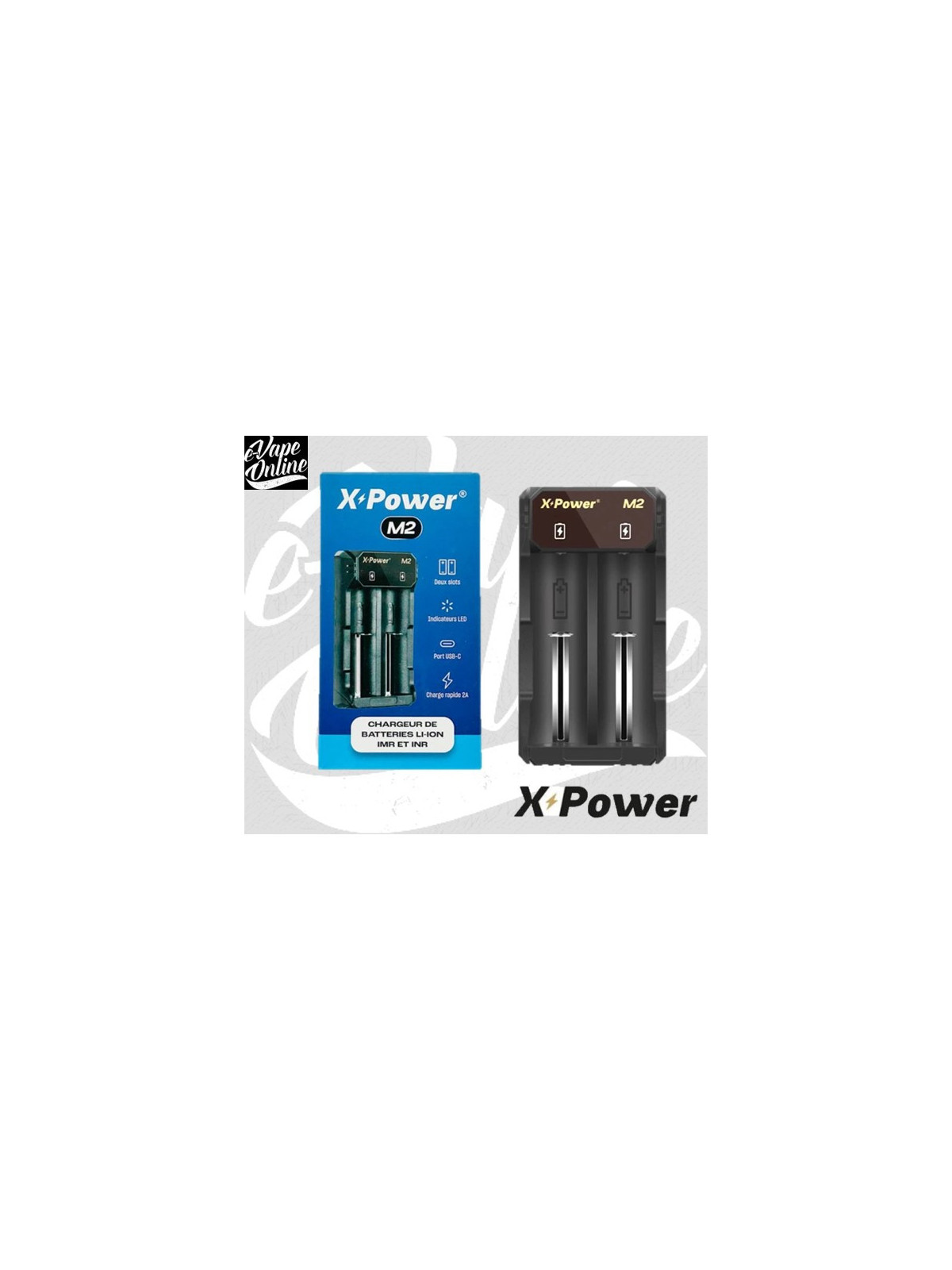 CHARGEUR 2 ACCU M2 - X POWER